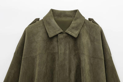 "ZARAH" SUEDE JACKE
