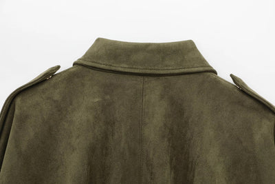 "ZARAH" SUEDE JACKE