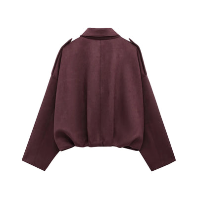 "ZARAH" SUEDE JACKE