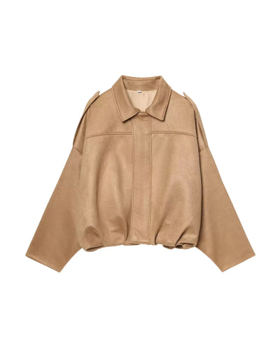 "ZARAH" SUEDE JACKE