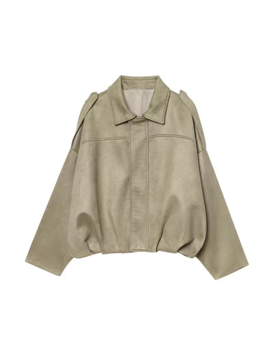 "ZARAH" SUEDE JACKE